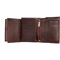 Portafoglio Chiuso Con Zip In Pelle Di Bufalo Aperto A Libro Con Portamonete Valmoda Alassio | Valmoda Alassio Accessori In Pelle Dal 1970 - Foto 3