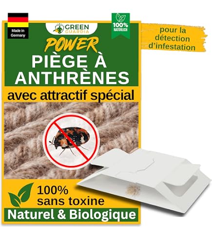 Pafnisoin Pièges à Coléoptères Du Tapis 8 Pièces - Pièges Phéromones Efficaces Anti Punaises