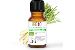 Citronela Bio Aceite Esencial 100% Puro 10 ml - Uso Alimentario Terapeutico Cosmetico Aromaterapia - Laborbio