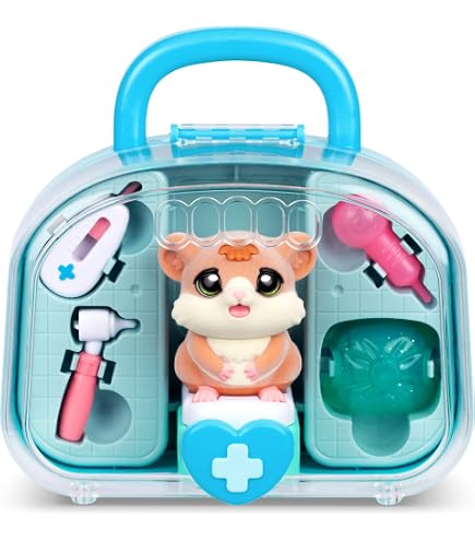 Pets Alive ZURU Scurry'n Squirrel (bleu + orange) – Jouet robot interactif pour animal de compagnie, écureuil en mouvement avec mouvements et sons réalistes, à partir de 2 ans