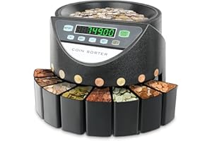 FAAZY Automatischer Euro Münzzähler & -sortierer Geldzählmaschine Compteur automatique de pièces