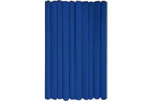 Interdruk - Rollos de papel crepé para niños, bricolaje y decoraciones - Paquete de 10 rollos (50 cm x 200 cm, 28 g/m2) - 17 Azul