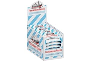 Fisherman's Friend Original Sin Azúcar, Caramelo Comprimido Sin Azúcar - 24 unidades de 25 gr. (Total 600 gr.)