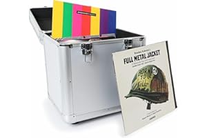 Power Dynamics RC Plattenkoffer für Schallplatten Aufbewahrung, Vinyl Koffer, stabile und professionelle Schallplattenbox, Vinyl aufbewahrung, Abschließbar