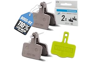 2X Pastiglie freno B05S-RX in resina – Confezione blister con MSZweirad Bleed Block – Successore di B01S e B03S