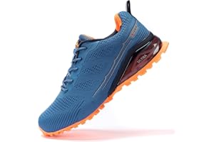 Kricely Zapatillas de Trail Running Hombre Outdoor Antideslizantes Transpirables Zapatos de Senderismo Zapatillas Trekking Tenis Calzado Deporte Ligero Casuales Sneakers