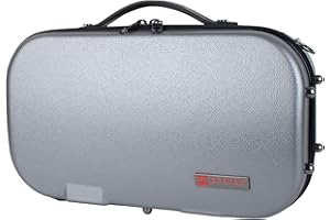 Protec Klarinettenetui aus ABS-Kunststoff, Mikrogröße, silberfarben (BM307SX)