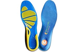 SLIM FEET PRO Semelles Chaussures Gel Anti Choc Homme Femme Taille M pour Basket, Sécurité | Sport Randonnée, Marche | Soin Pieds | Antidérapante, Anti odeur, Pieds plat ou creux, sensible, hallux valgus