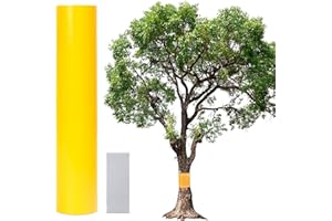 HONMOK Bande Glue Arbre 10M Piège Anti Fourmis Glu Arboricole Colle Chenilles Barrage aux Insectes Protection pour Tronc Arbres Fruitiers Cerisier Pommier Prunier