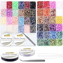 EuTengHao Perline Vetro 13200 Pezzi - 24 Colori 3mm - Per Braccialetti Fai Da Te E Gioielli - Foto 13