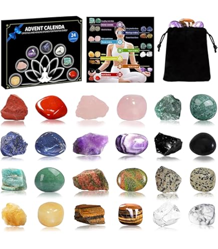 Calendrier De L'Avent 2025 Fee Hoe Cristaux Cadeau De Noël Pour