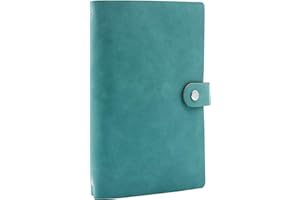 AMIMY Carnet de cartes de visite, carnet de cartes de visite en cuir PU, porte-cartes d'identité pour hommes et femmes, capacité jusqu'à 150 cartes (Vert)