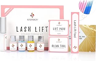 ICONSIGN Aktualisierte Version Wimpernlifting Set, Starter Kit, Wimpernwelle, Wimpernlaminierung, Ideal für Partys,...