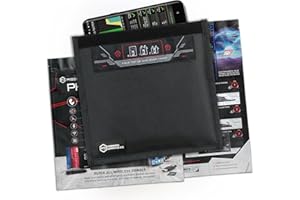 ‎MISSION DARKNESS Mission Darkness Faraday bez okna torba na telefony // Ekranowanie urządzeń dla egzekwowania prawa i wojska, prywatność ramek, ochrona przed hakowaniem i bezpieczeństwo danych