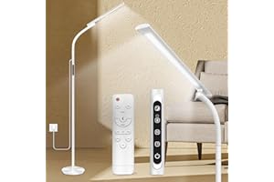 ‎RELHAFETHY Tageslichtlampe Stehlampe, 10000 Lux UV-freie Lichttherapielampe mit Touch-Steuerung und Fernbedienung, 5 Farben & 5 Helligkeitsstufen & Timer, 3-in-1 Sonnenlicht Lampe für den Büro/Zuhause