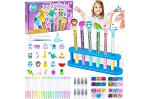 Kazzley Fabrique a Stylo avec 20 Stylos, Kit de Creation Stylo avec 68+ Accessoires, Kit Loisir Creatif Enfant, idée Cadeau Fille 4 6 8 Ans, Activité Manuelle Enfants 5 7 9 10 Ans Cadeau Anniversaire