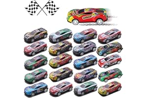 iFunLong 30 Pack Pull Back Cars for Kids, Mini Vehicles Toy Bulk Party Favor Race Cars Toys, Goodie Bag Stuffers, Pinata Fillers for Boys Girls Toddlers