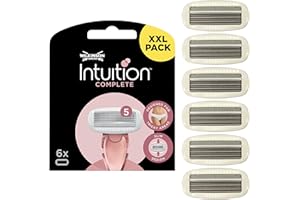 ‎WILKINSON SWORD Wilkinson Sword Intuition Complete Rasierklingen für Damen , Skin-Protect-Gel, Rasierer für die alltägliche Pflege