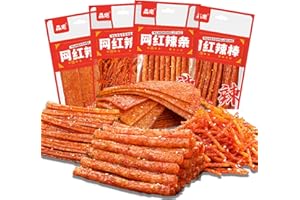 BaiLiSnacky latiao –Chinesische Würzige Snacks （92g×4Packungen） Authentisch Chinesisch | Vegetarisch | Würzig & Aromatisch