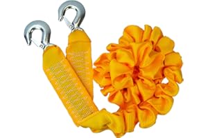 AA 4T Heavy Duty Tow Rope AA6226 – Yellow Strap-Style Towing Belt For Car Breakdowns Other Vehicles Up To 4 Tonnes