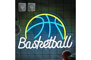 ANYWIN Basketball Gifts, Basketball Neon Sign, Basketball Neon Night Light for Bedroom Room Decor, Birthday Christmas Gifts for Teen Boys Men Basketball Lovers