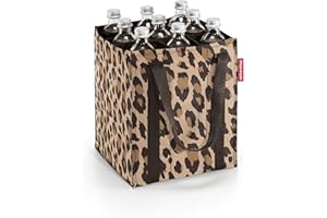 reisenthel bottlebag leo macchiato - 9 Fächer, einfaches Recycling der Flaschen, Tragegurte