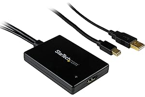 StarTech.com Mini DisplayPort to HDMI Adapter with USB Audio - Mini DP to HDMI (MDP2HDMIUSBA)