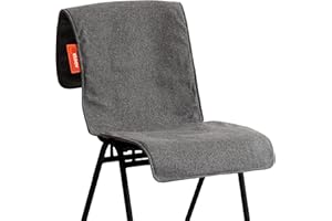 ‎STOOV STOOV Big Hug XL - Kabellose Wärmedecke - Infrarot mit Abschaltautomatik - 3 bis 6 Stunden wärme - 45x135 cm - Original Grau