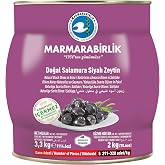 Marmarabirlik Doğal Salamura 291-320 KB S Siyah Zeytin Teneke 2 KG