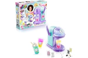 CANAL TOYS So Slime DIY Slime Mix’in Machine – Make Colorful Slime Drinks | Fun Slime Making Kit with 10 Powders, 5 Slimes & Decorations | Sensory Craft Toy for Kids Ages 6+