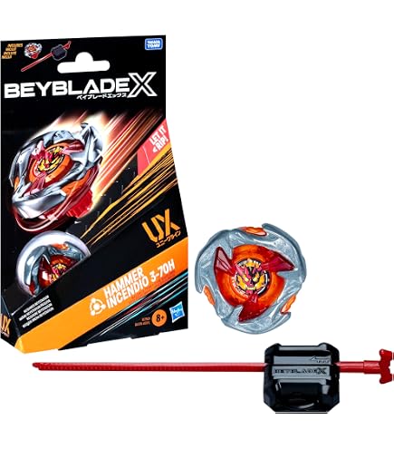 Beyblade X Wand Wizard 5-70DB UX Starterpack, tol en launcher