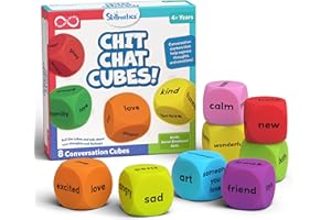 Skillmatics Conversation Cubes for Kids - 8 Foam Cubes for Social-Emotional Learning, Classroom & Back-to-School Supplies, Teacher Resources, Autism Tools, Gifts for Ages 4, 5, 6, 7 and Up