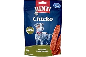 Rinti Perros aperitivos extra chicko Conejos 60 g, 12 unidades (12 x 60 g)