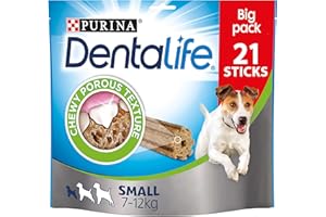 DENTALIFE Small Dental Chicken Dog Chews 21 Sticks, Pack of 3