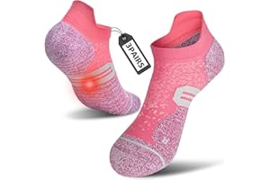 cheap4uk 3/6 Pairs Ankle Compression Socks Plantar Fasciitis Socks for Pain Relief Moisture Wicking Neuropathy Trainer Running Socks For Men Women