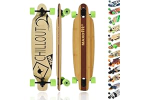 MAXOFIT IHR PARTNER FÜR SPORT UND FREIZEIT MAXOfit ® Deluxe Longboard Chillout No. 19, Drop Through, 9 Couches, ABEC 11