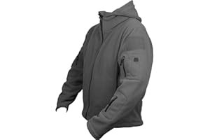 Savage Island Męska kurtka polarowa z kapturem, zimowa, ciepła, outdoorowa, wojskowa, polowania, taktyczna, paintballa, wędrówek, uprawiania sportów zimowych