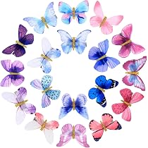 Strass Aufkleber Aurora Schmetterling & Runde Diamanten – 60 Stück Mit Pinzette, Für Gesicht, Nägel, Deko