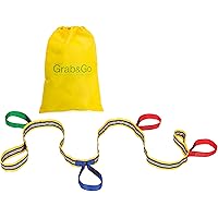 Walkodile Safety Web  6 Child , Kid's Walking Rope. Teacher Designed Premium Quality Includes Free Learning Games For Walks Guide