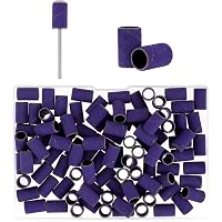 220 Schleifhülsen Für Nagelfräser – Set Mit 4 Körnungen & 2 Nagelbohrern, Für Maniküre & Pediküre