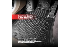 fussmattenprofi.com Fußmatten Auto für Hyundai Tucson Hybrid 2020-2025 Innenraum Gummimatten | 3D TPE Allwetter & Fussmatten Zubehör