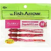 Fish Arrow Flash-J Squid SW 3.5" (5 adet/paket) #03 Red Olta