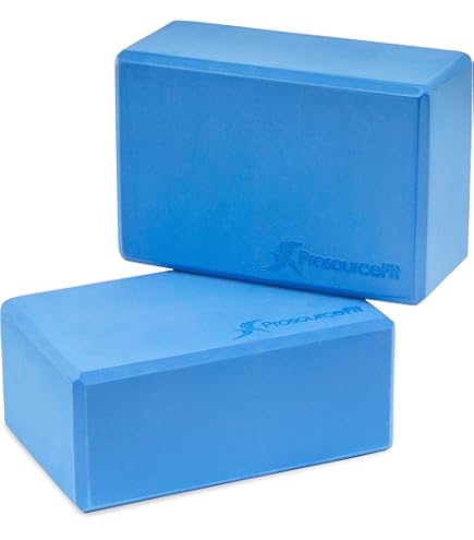 Blocchi Yoga In Schiuma Eva Alta Densità - 2 Pezzi, Blu Scuro, Per Yoga E Pilates - Foto 7