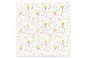 Amscan 9909076 - Fairy Princess Kids Birthday Party Luncheon Napkins - 16 Pack