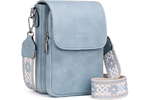 MUIIKOLA Small Phone Shoulder Bag，PU Leather Women's Cross body Bags Handbag with Card Slots, with Adjustable Wide Strap，Versatile Crossbody Bags for Women with Multiple Pockets