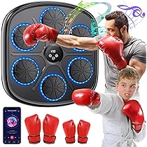 Macchina Da Boxe Musicale Con LED E Bluetooth - 9 Velocità Per Allenamento Casa - Foto 9