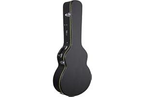 TGI 1999 Wooden Hard Case for Jumbo Acoustic Guitar, Black