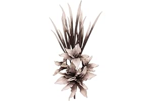 Flair Flower Soft-Blumenarrangement Kunststoff, braun/weiß, 77 x 28 x 18 cm