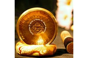 Gandhanra Bol chantant personnalisable avec symbole vajra en croix, cadeau personnalisé pour la guérison, la méditation, la relaxation