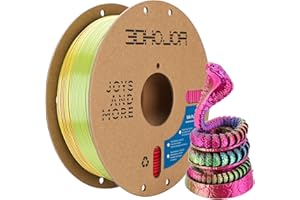 3DHOJOR Silk PLA 3D Printer Filament Triple Color-Red Yellow Blue